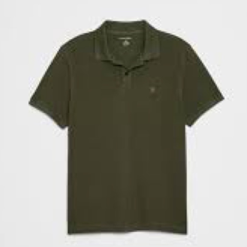 Men’s Banana Republic Factory Cotton Monogram Pique Polo